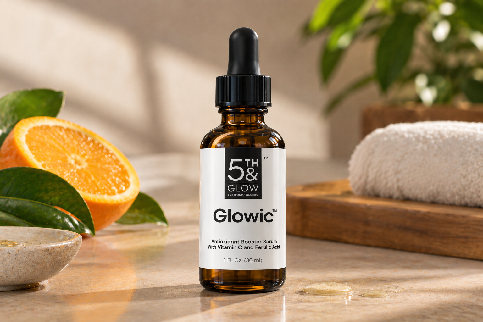 Glowic serum with vitamin C